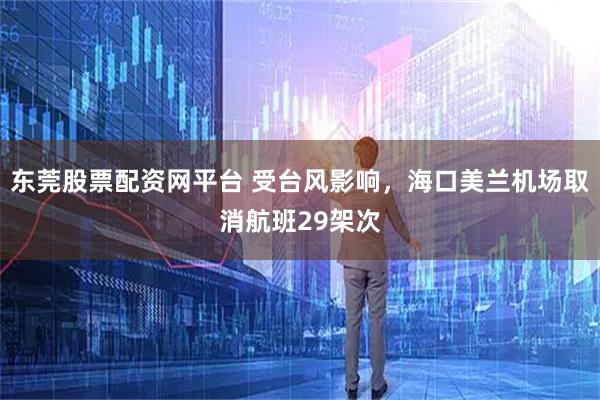 东莞股票配资网平台 受台风影响，海口美兰机场取消航班29架次